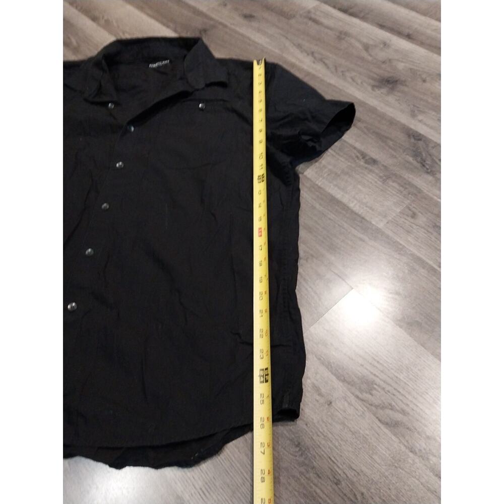 Mens XL Kenneth Cole Black Button Up Tshirt - Picture 8 of 10